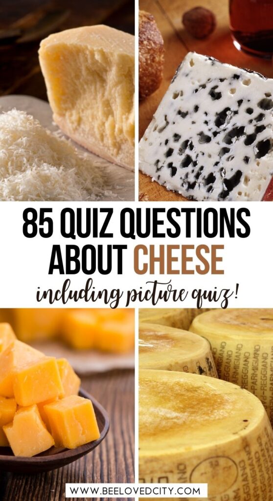 Cheese quiz questions and answers