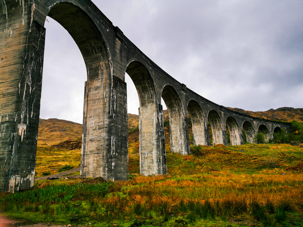 Glenfinnan Viaduct from the bottom