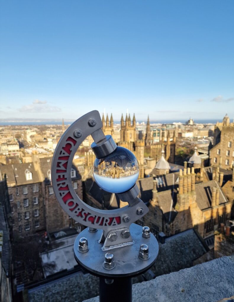 View from Camera Obscura in Edinburgh Scotland