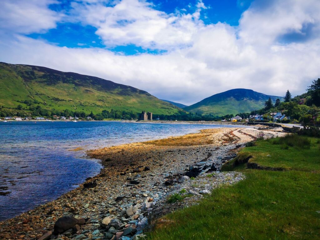 Lochranza beach on Arran