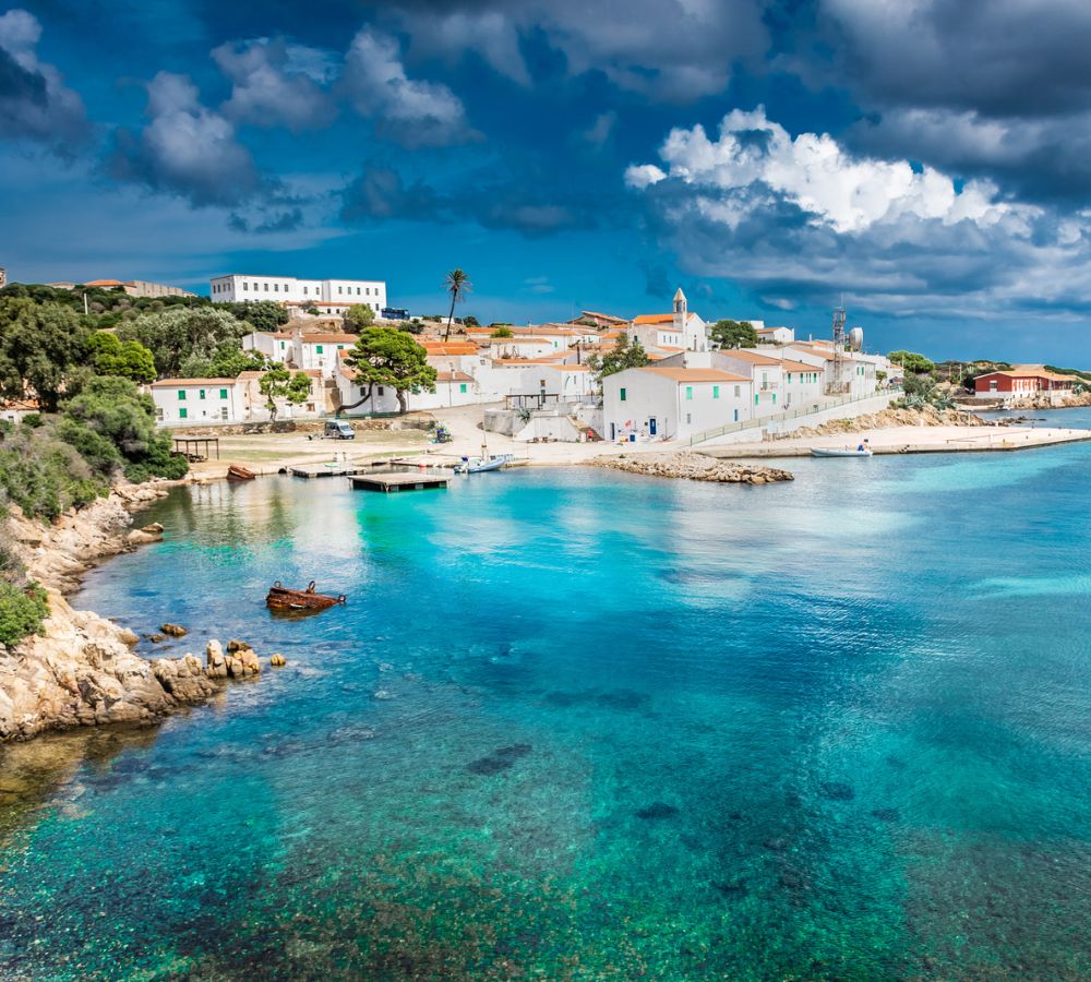 Cala d olivia, Asinara Island in Sardinia