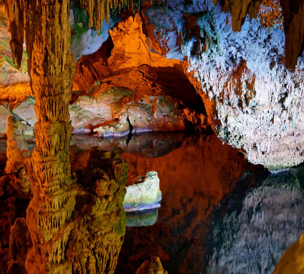 Neptunes Grotto in Sardinia