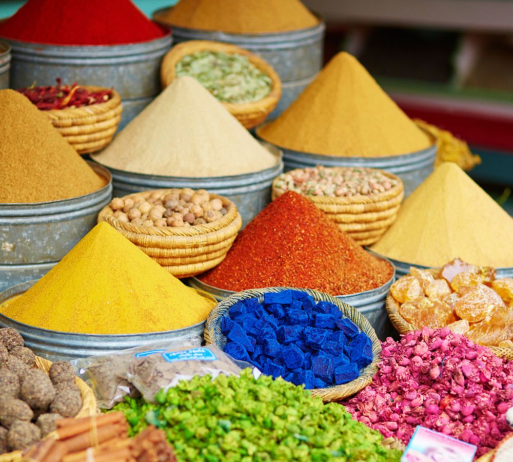 Spices on Sale in Morocco