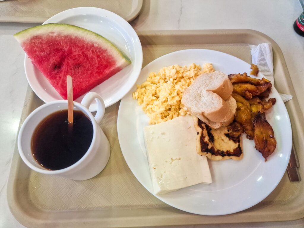 breakfast before tortuga island