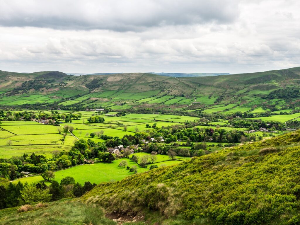 Edale in the peak district england