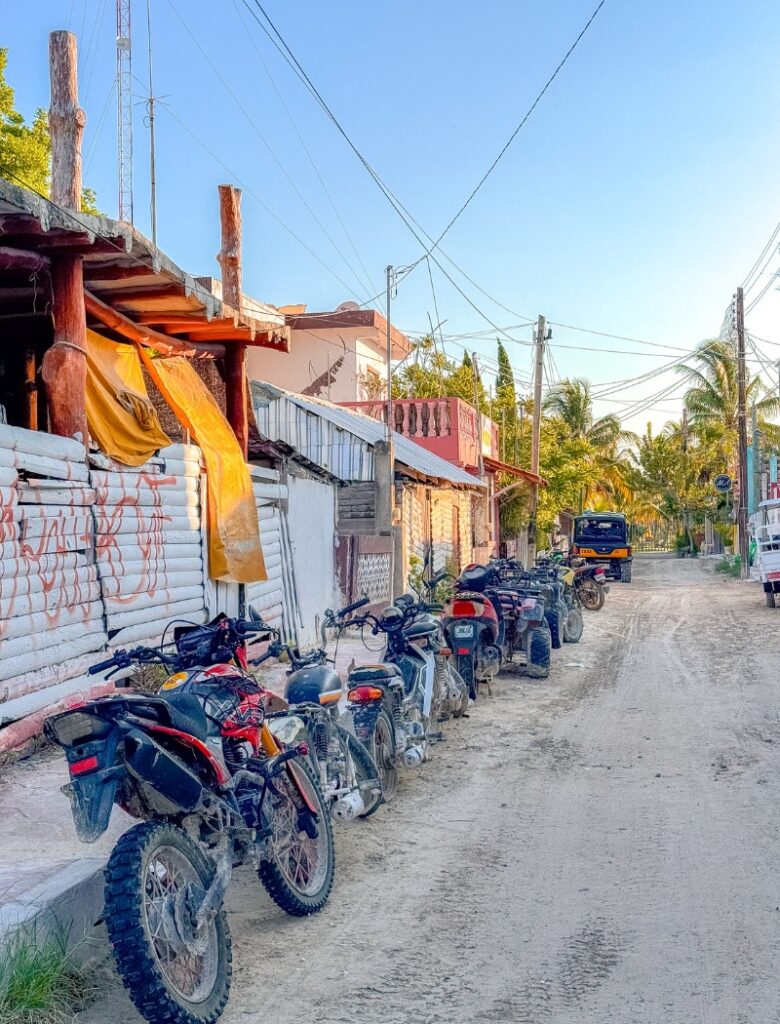 bikes in holbox