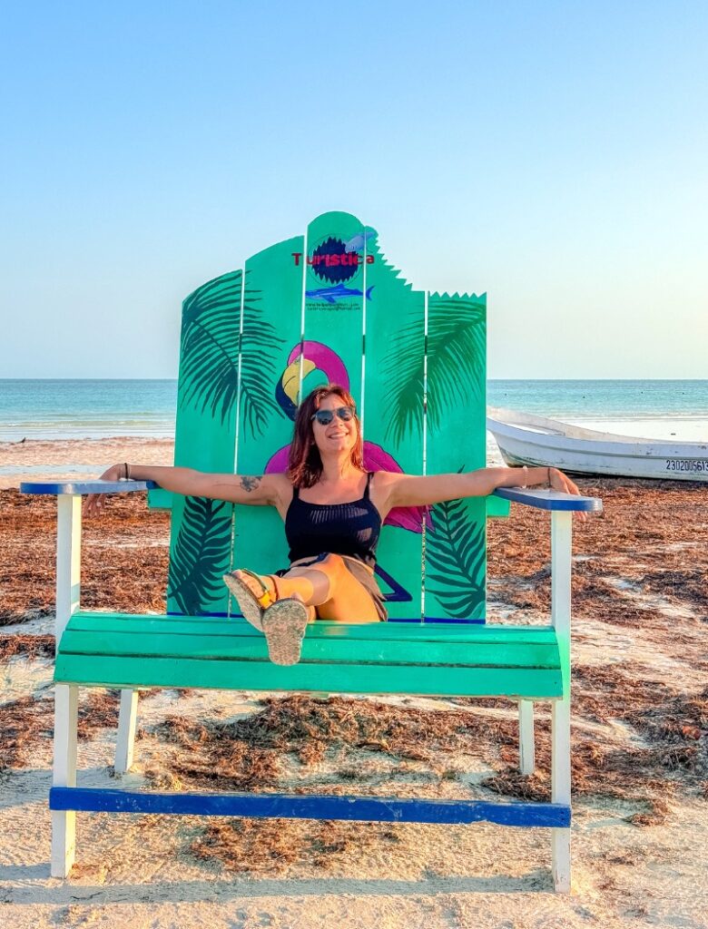 big chair on holbox