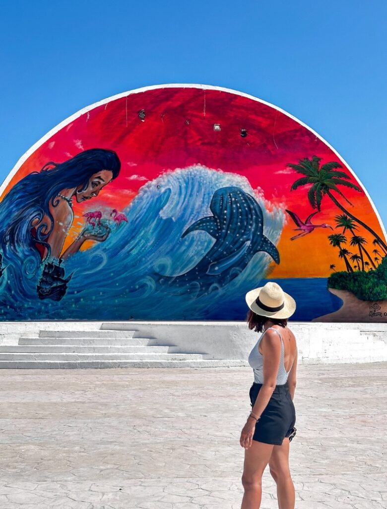 instagram photo with central stage in holbox