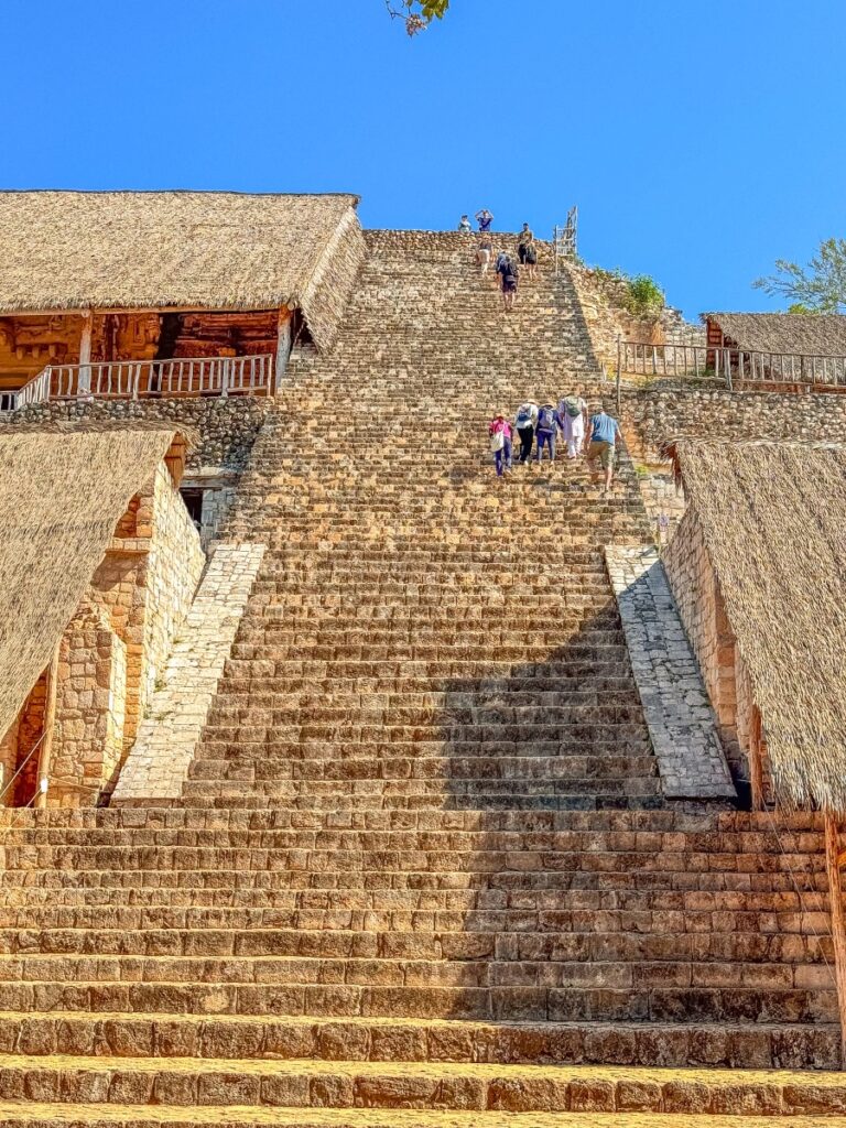 stairs in ek balam mexico
