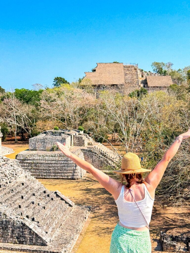 view in ek balam mexico