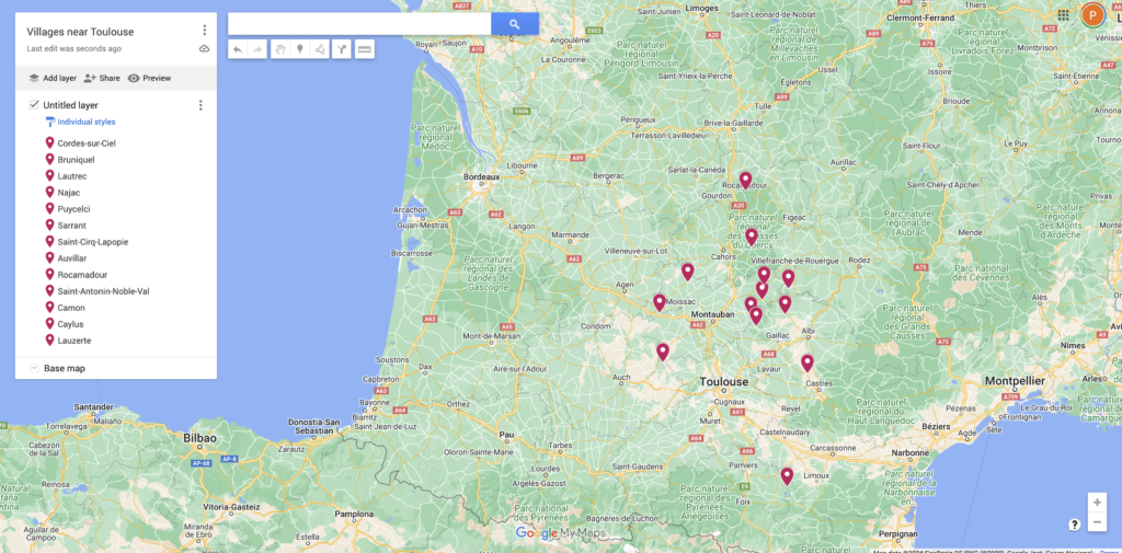 villages near toulouse