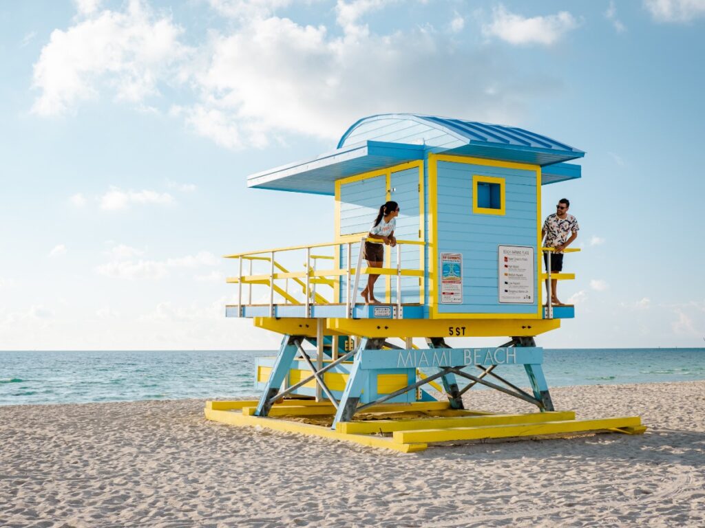 miami beach hut