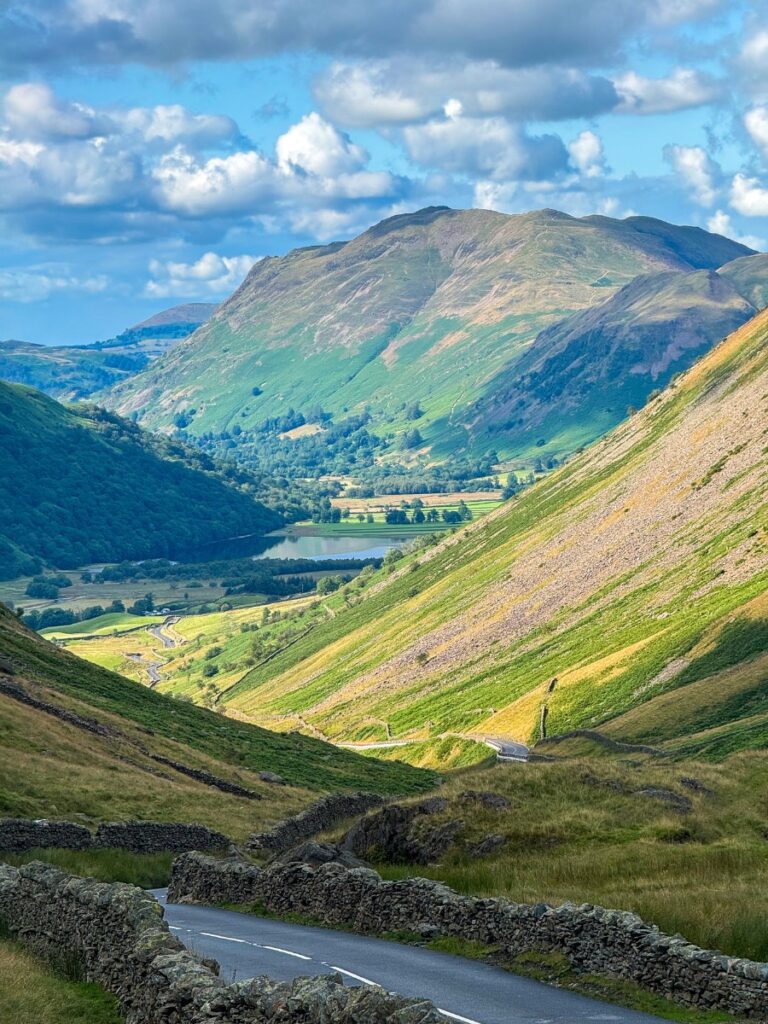 Kirkstone pass in the lake district