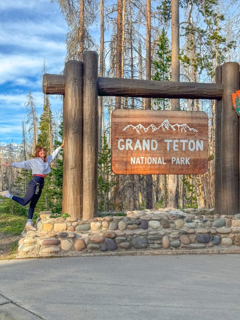 entrance of grand teton usa