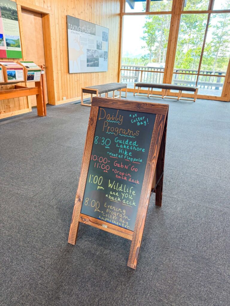ranger led activities grand teton