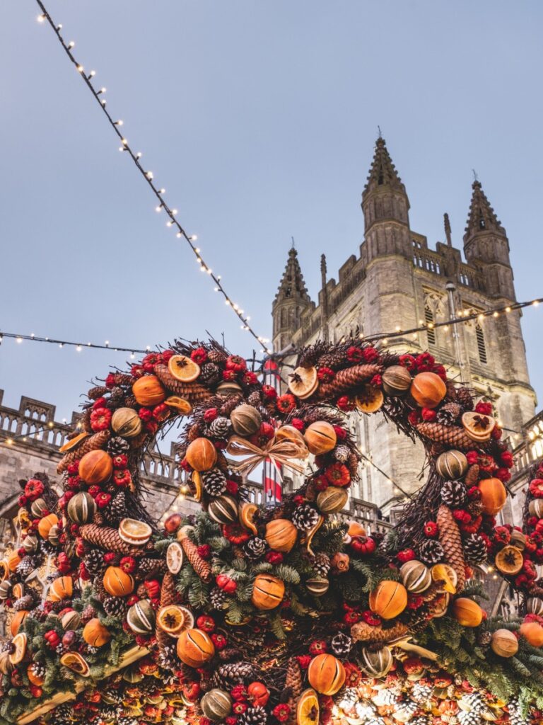 bath at christmas