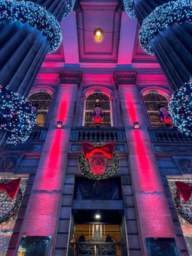 the dome in edinburgh at christmas