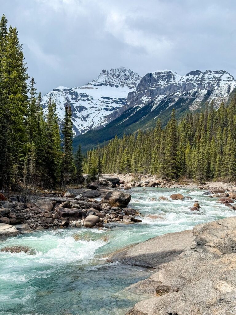 Mistaya Canyon on Icefields Parkway
