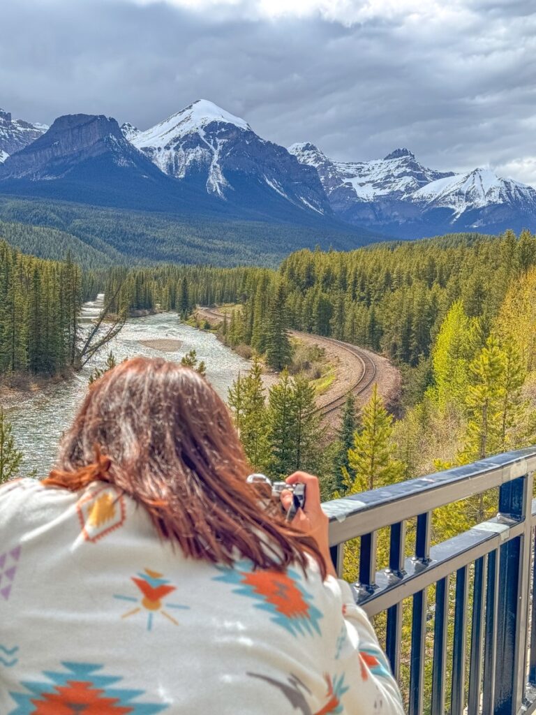 Morant's Curve in the bow valley in banff