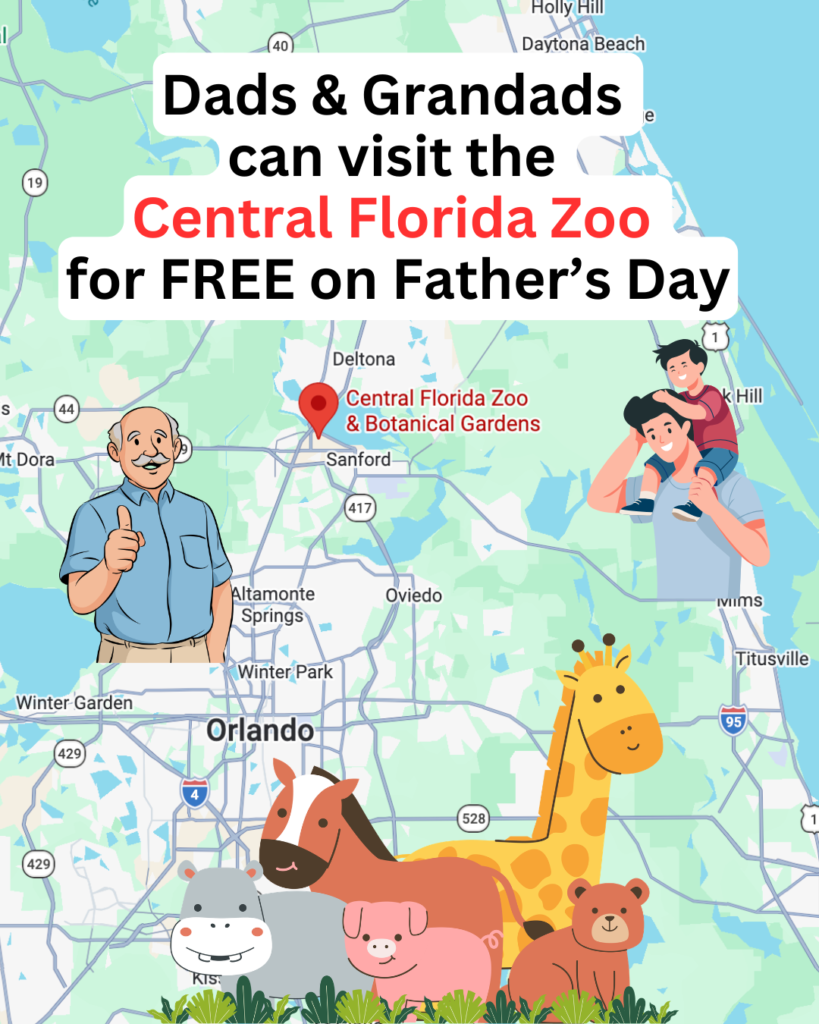 Central Florida zoo for father's day