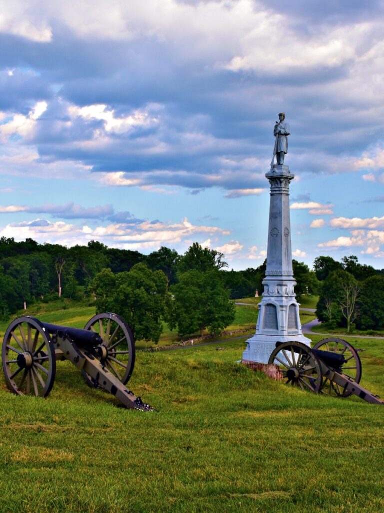 Gettysburg National Military Park in PA