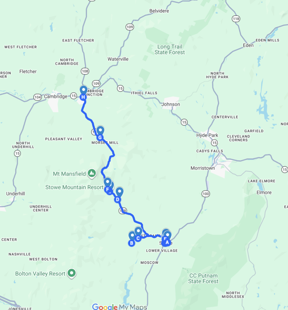 1 day in Stowe