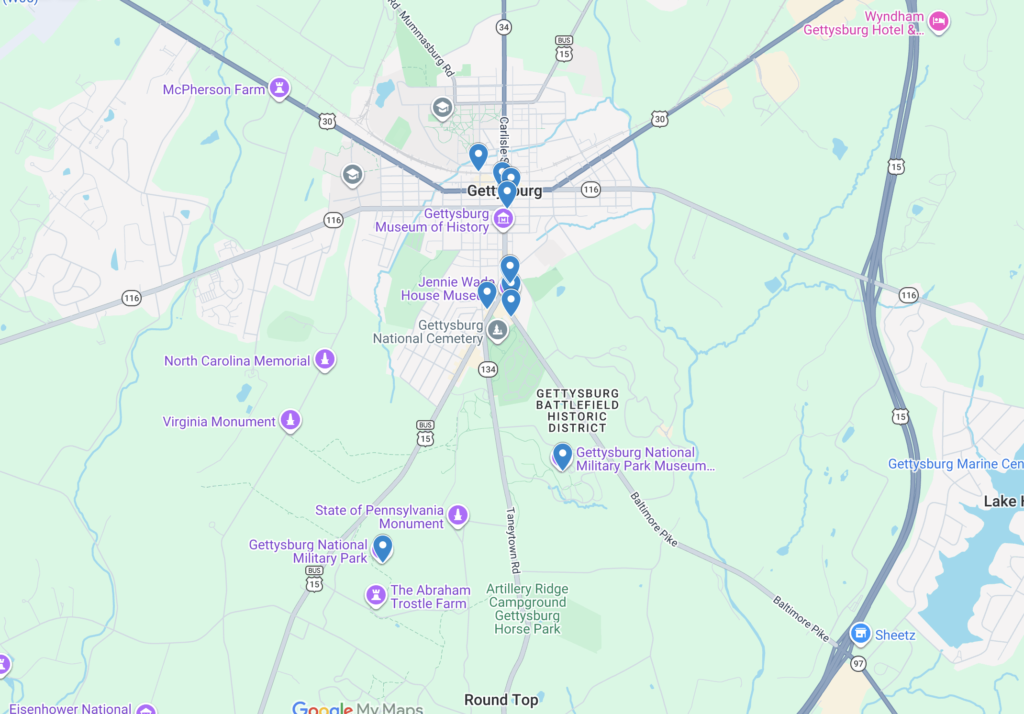 things to do in gettysburg