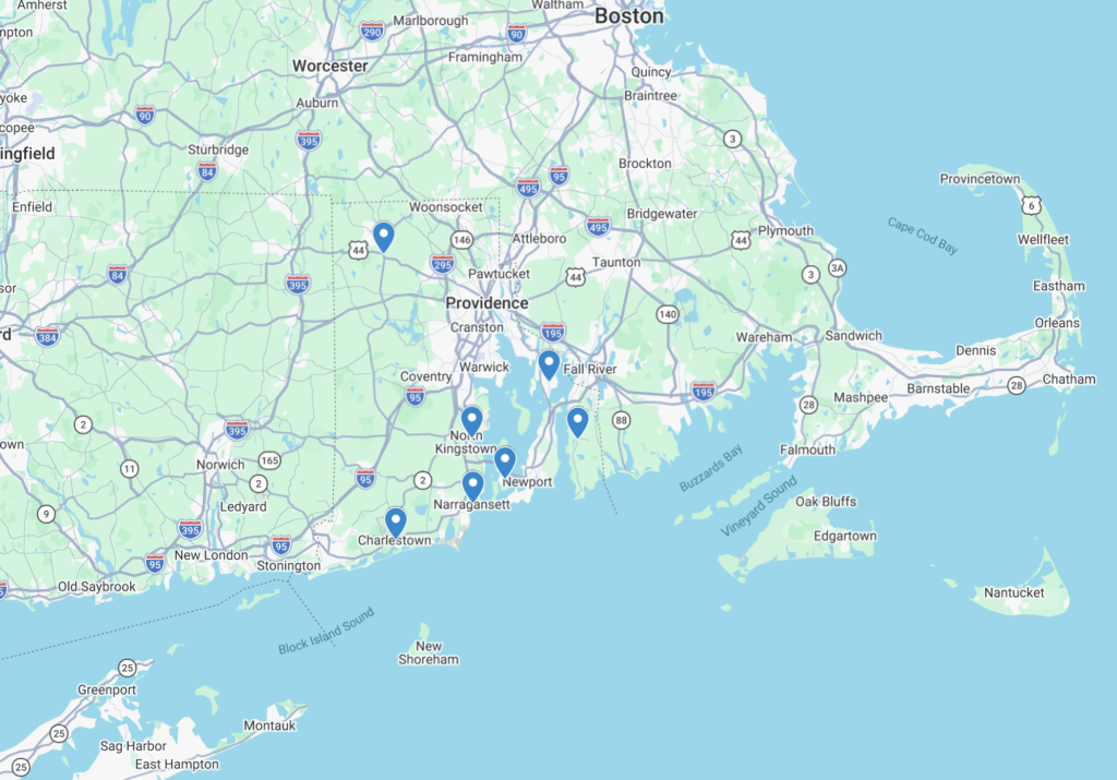 Small towns in rhode island