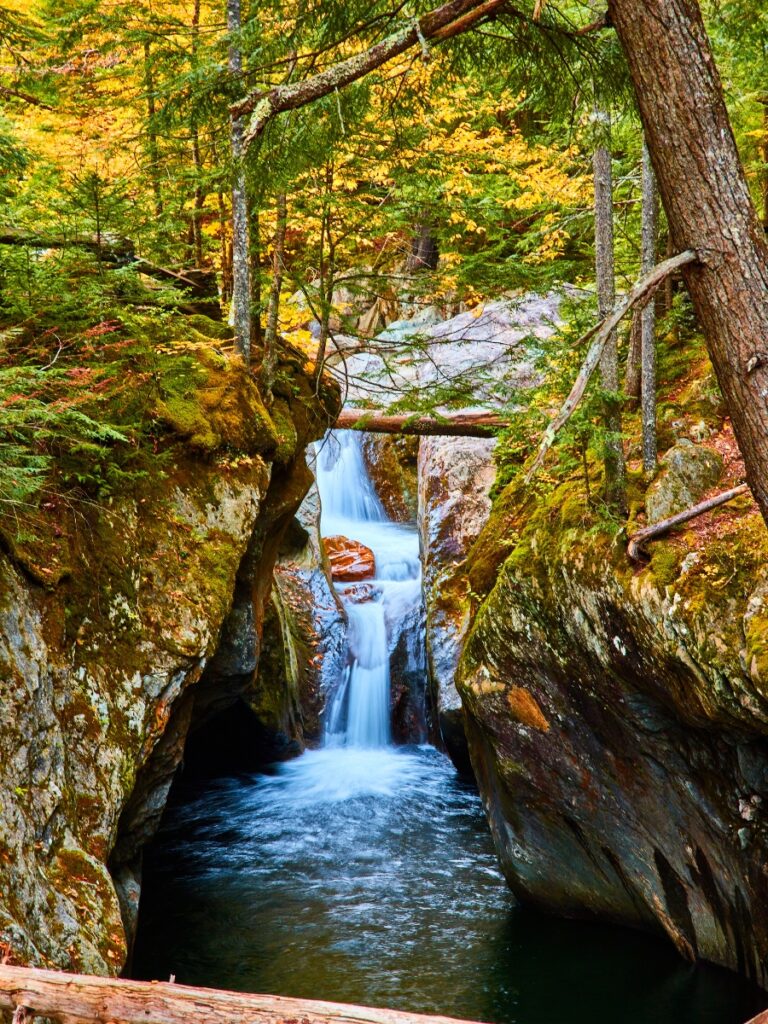 Texas Falls in Hancock