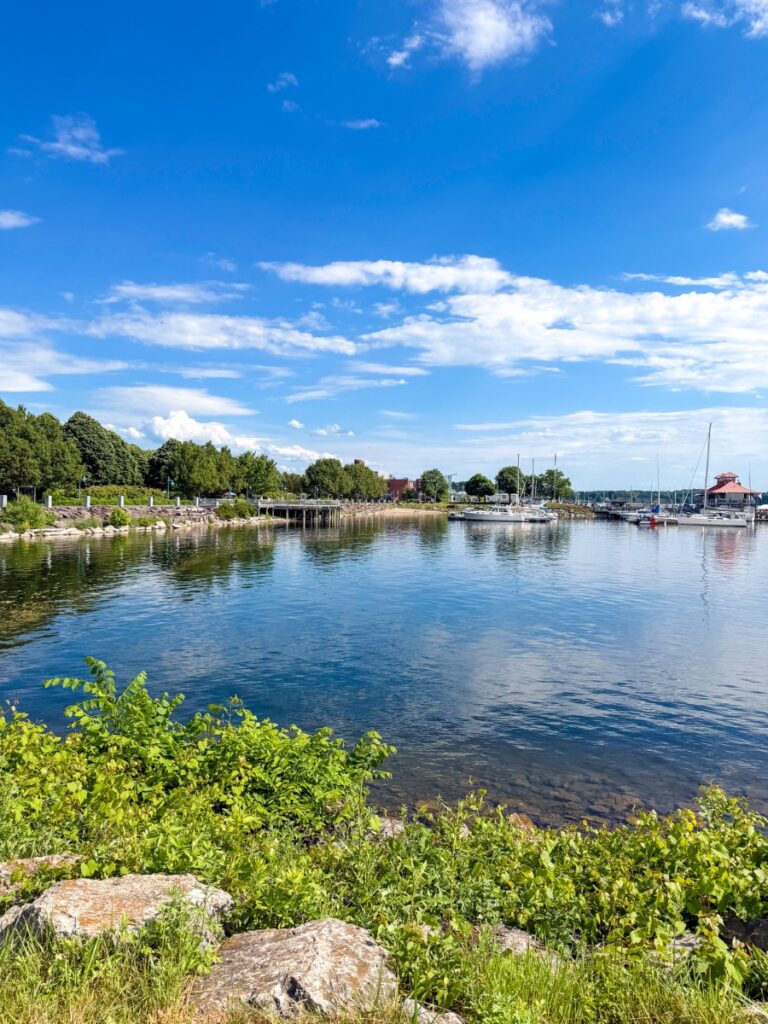 Waterfront park in Burlington