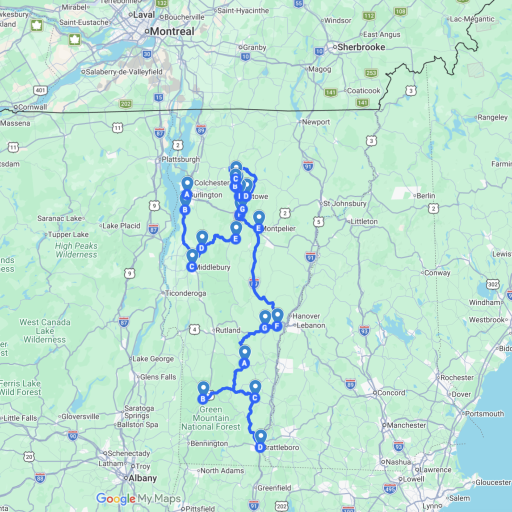 ultimate vermont road trip itinerary